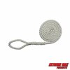 Extreme Max Extreme Max 3006.2801 BoatTector Twisted Nylon Fender Line Value 2-Pack - 1/4" x 6' White 3006.2801